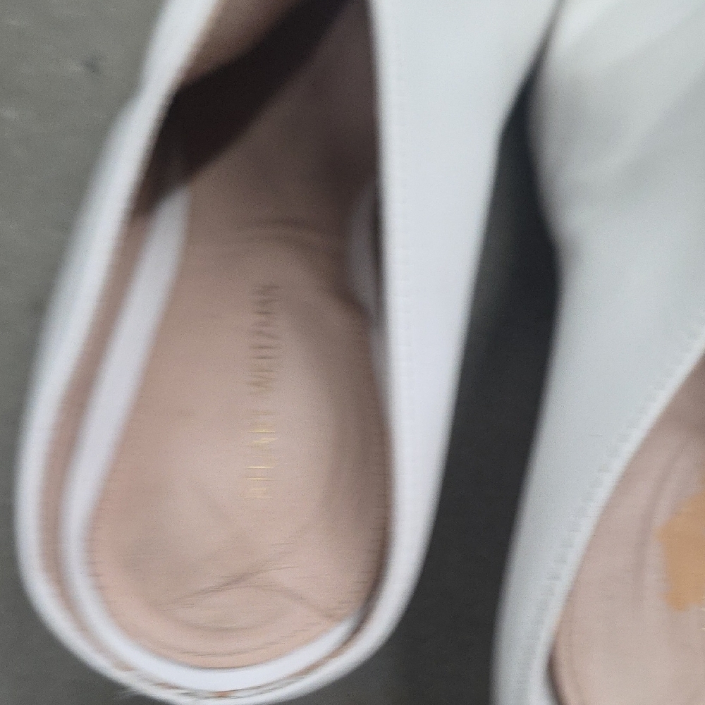 Stuart Weitzman Elegant White Women's Shoes - Picture 9 of 13